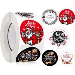 Kerst Cadeau Stickers 500 stickers