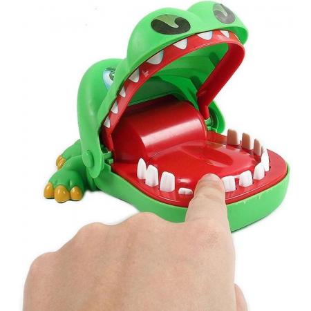 Spel Bijtende Krokodil – Krokodil met Kiespijn – Krokodil Tanden Spel - Tandarts - Groen