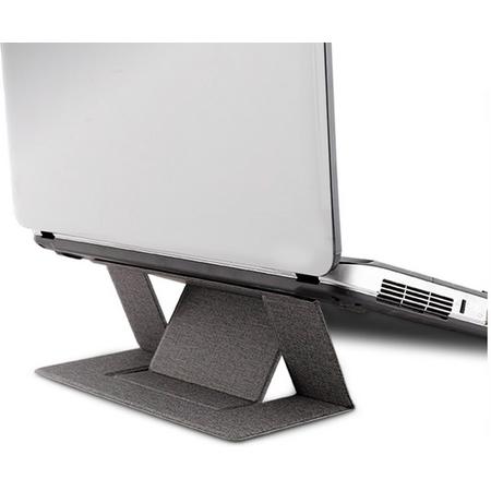 Zelfklevende Opvouwbare Laptop Standaard - Grijs - Lichtgewicht