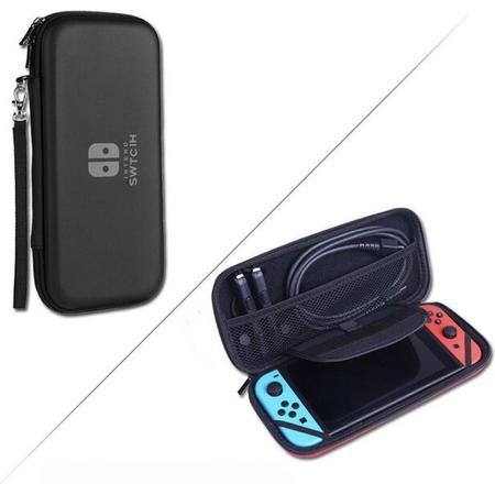 Nintendo Switch Opberghoes - Beschermhoes - Hard Case - zwart