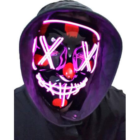 The Purge Roze Led Masker