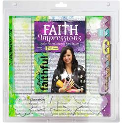 Gel Press Printing Platen Faith Set voor Bible Journaling