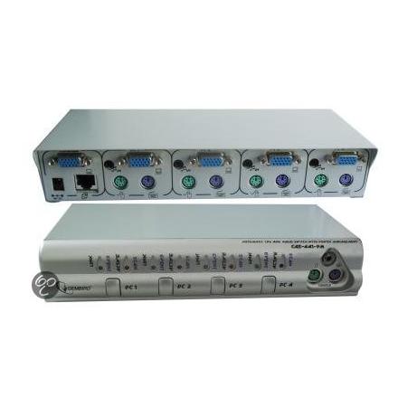 CAS-441-PM Automatische CPU en audio switch met PCs power management