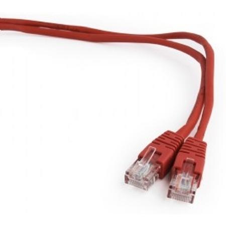 CablExpert PP12-2M/R - Netwerkkabel, UTP Cat5E, rood