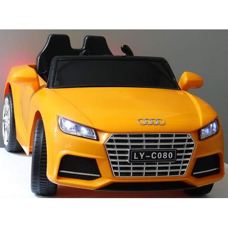 Audi RS Oranje elektrische kinderauto