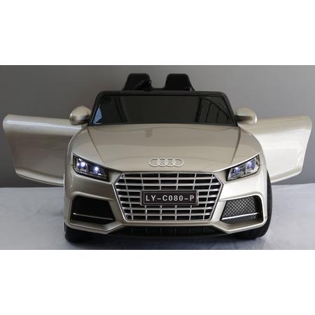 Audi RS Zilver elektrische kinderauto