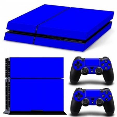 Blauwe Skin Sticker - Playstation 4