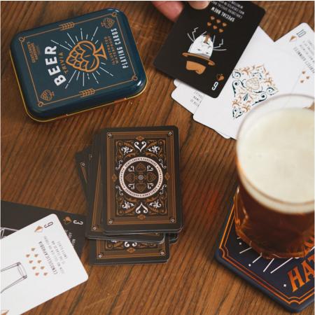 Gentlemen’s Hardware Kaartspel – Beer Trivia Playing Cards – Waterbestendige Speelkaarten