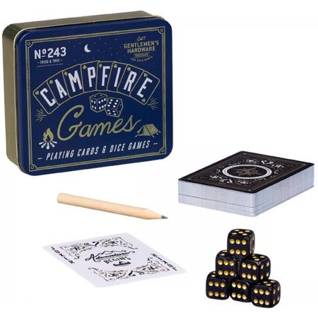 Gentlemen’s Hardware Retro Campfire Games Dobbel & Kaartspel