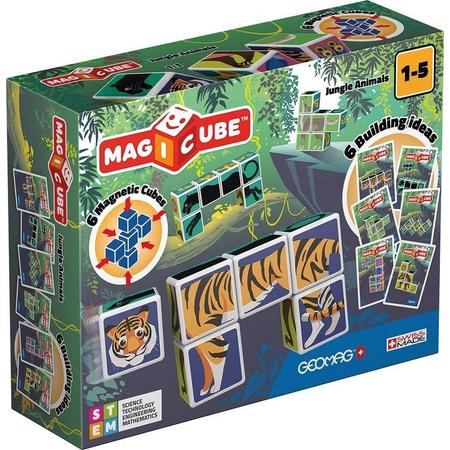 Geomag MagiCube Jungle Animals - 9 delig
