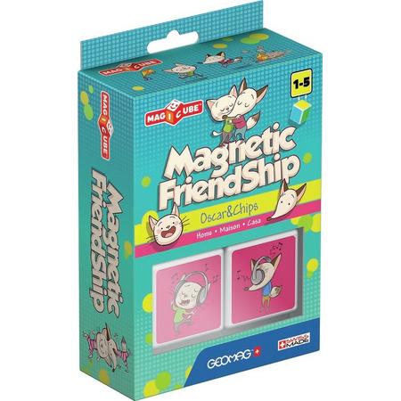 Geomag MagiCube Magnetic Friendship Home Oscar&Chips - 2 delig