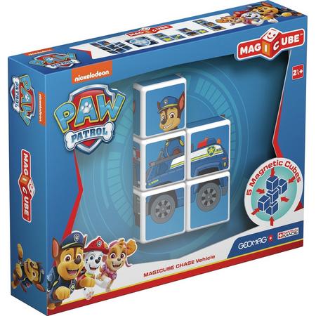 Geomag MagiCube Paw Patrol Chase Police Truck - 5 delig