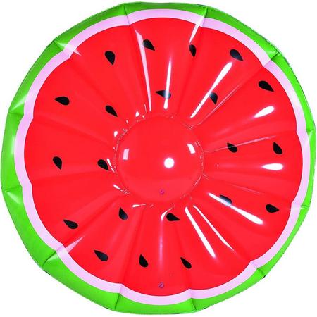 Gerimport Luchtbed Watermeloen 148 X 30 Cm Pvc/vinyl Rood