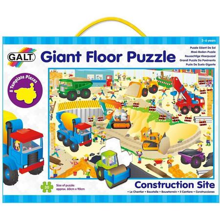 Giant floor puzzel Construction Site