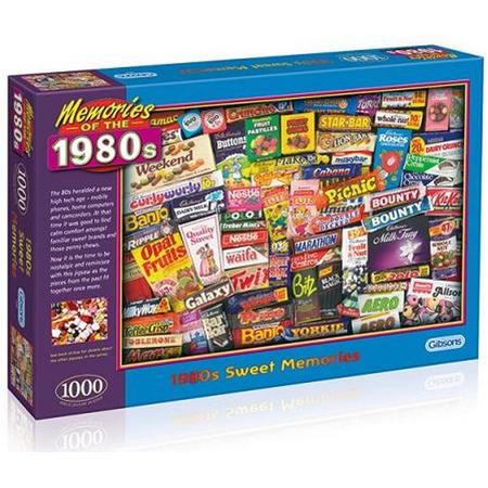 Legpuzzel van 1000 stukjes - 1980s Sweet Memories