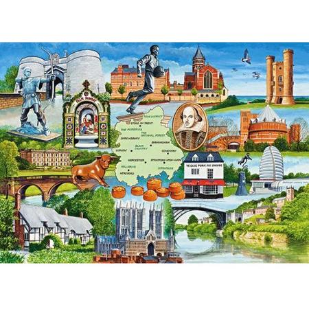 Legpuzzel van 1000 stukjes - Heart of England, Lawrie Taylor