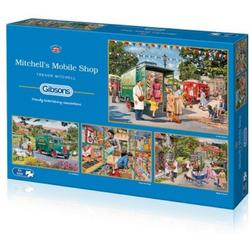 Mitchells Mobile Shop Puzzel (4 x 500 stukjes)