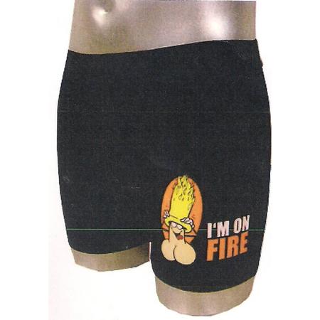 humor - boxershort - Im on fire - one size