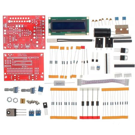 Verstelbare en Regelbare DC Power Supply DIY Kit 0-28V 0.01-2A – Regelbaar stroom circuit maken -  Geavanceerde voedingsset met display en ondersteuning van een microcontroller PSU – Arduino geschikt