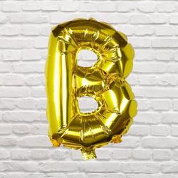 Balloon - Gold Foil Letter - B
