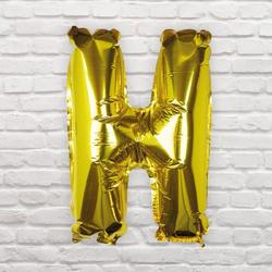 Balloon - Gold Foil Letter - H