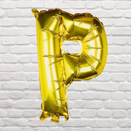 Balloon - Gold Foil Letter - P