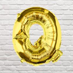 Balloon - Gold Foil Letter - Q
