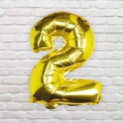 Balloon - Gold Foil Number - 2