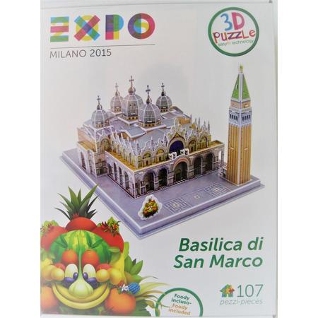 107-delige 3D-puzzel Basiliek van San Marco