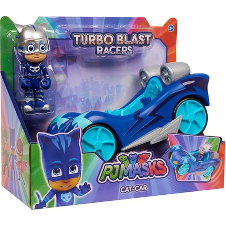 PJ Masks Pyjamahelden Voertuig Turbo Racer met figuur Catboy - Speelfiguur