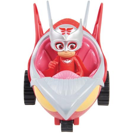 PJ Masks Pyjamahelden Voertuig Turbo Racer met figuur Owlette - Speelfiguur