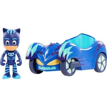 Pyjamahelden Catboy met Cat-Car
