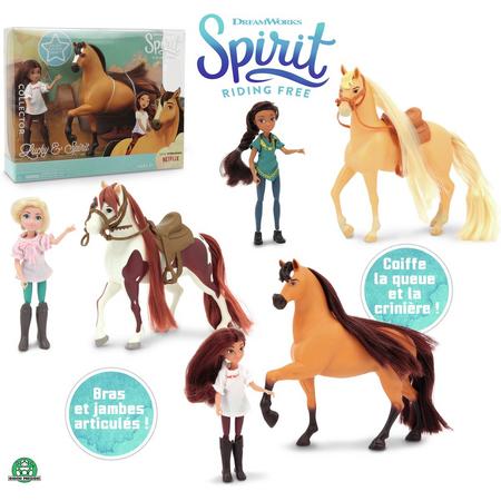 Spirit - Paard 18 cm en Pop 12 cm - Asst