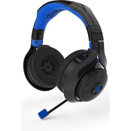 Gioteck FL-400 Wireless Rf Stereo Headset - Zwart / Blauw - PC / MAC / PS4 / Xbox One
