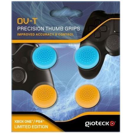 Gioteck thumb grips OVT blauw / oranje