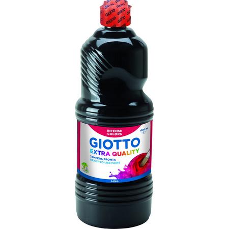 Giotto Bottle 1l poster paint black
