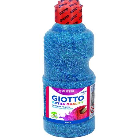 Giotto Bottle 250 ml Glitter paint Giotto Cyan