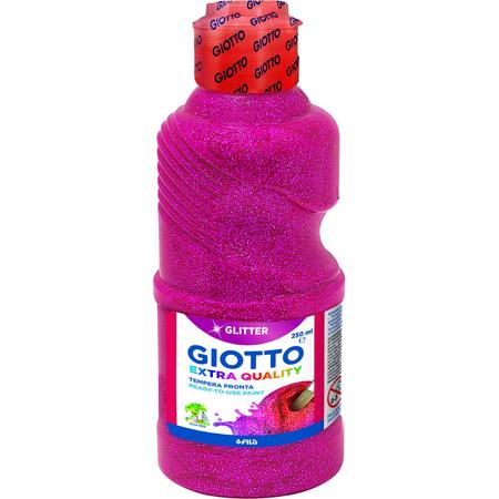 Giotto Bottle 250 ml Glitter paint Giotto Magenta (red primary)