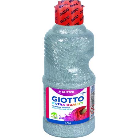 Giotto Bottle 250 ml Glitter paint Giotto silver