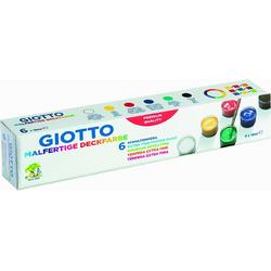 Giotto extra fine poster paint - Box of 6 pot 18 ml