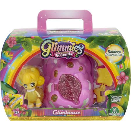 Glimmies Glimhouse Huis Struik - met 1 Glimmies Rainbow Friends Exclusive