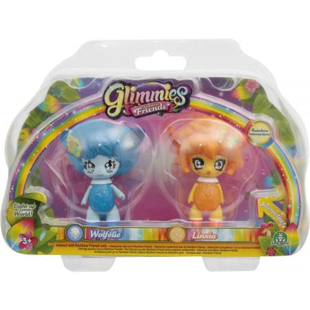 Glimmies Wolfélie / Linxia - Blister 2 Glimmies Rainbow Friends
