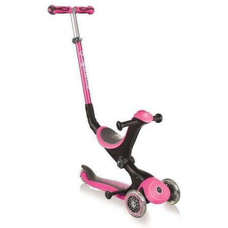GLOBBER Go Up Deluxe Convertible Scooter - Roze