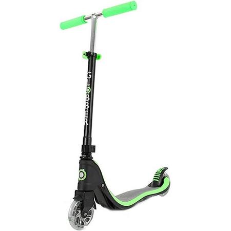 Globber Flow 125 Scooter - Black and Neon Green - Step