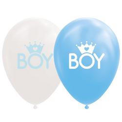 8 Boy Latex Ballonnen (baby)
