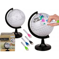 Globus® Wereldbol om te schilderen -  Schilderen op nummer - Topografie - Voor alle leeftijden