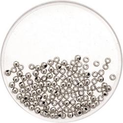 15x stuks metallic sieraden maken kralen in het zilver van 8 mm - Kunststof waskralen voor armbandje/kettingen