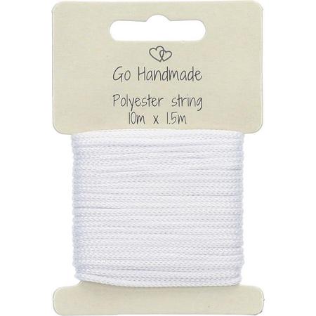 Go Handmade Polyester Koord 6 Wit