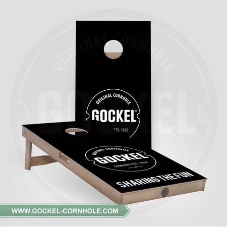 Set - Cornhole Boarden met GOCKEL logo (officieel spelformaat 120 x 60 cm - inclusief cornhole bags / zakjes)
