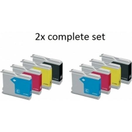 ACTIE: Brother LC-1000 Multipack inkt cartridges (set 8x) - Huismerk